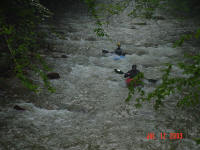 Beau and John run Big Stony Creek, VA